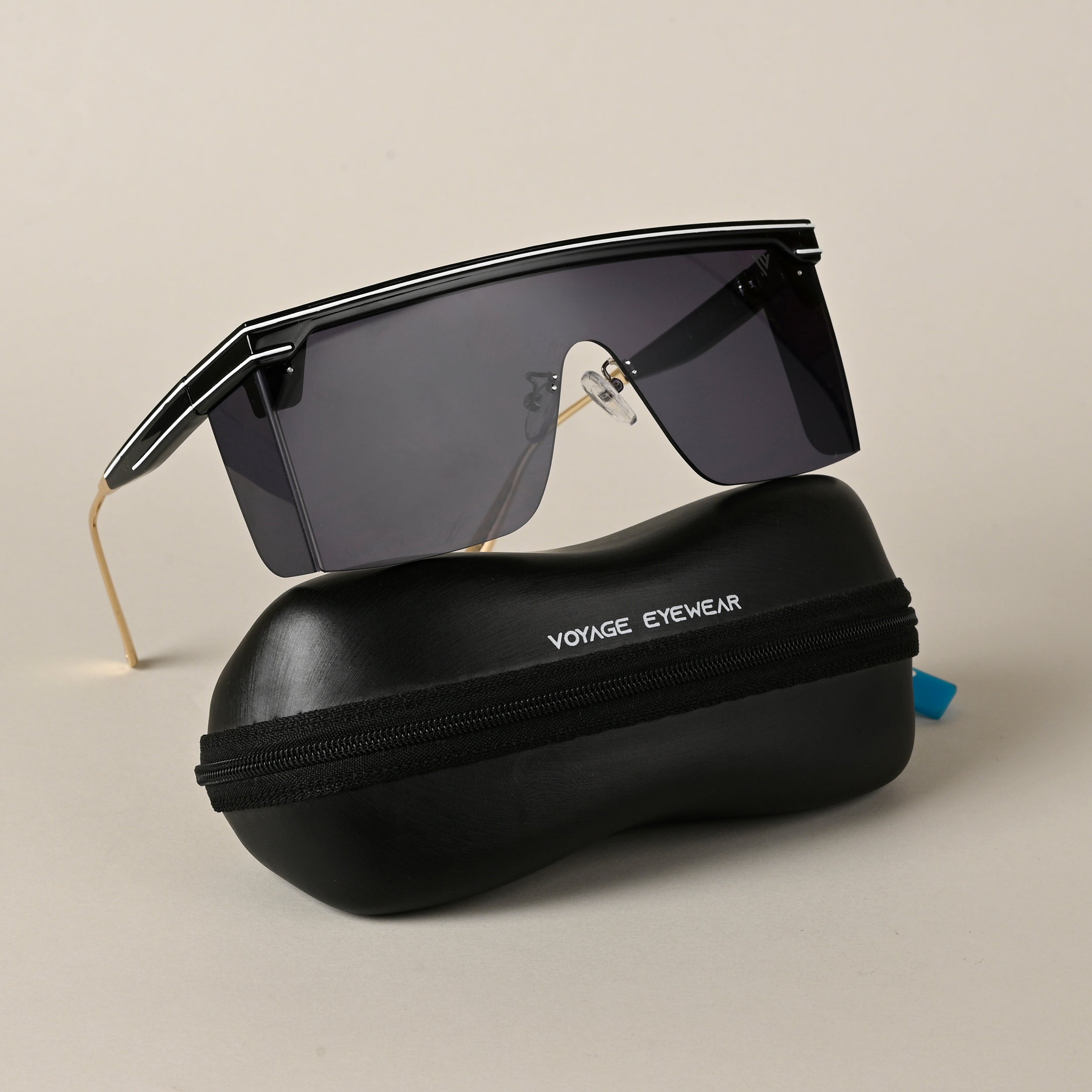 Buy Voyage UV Protected Black Wayfarer Sunglasses for Unisex Adult -  8670MG4182 Online